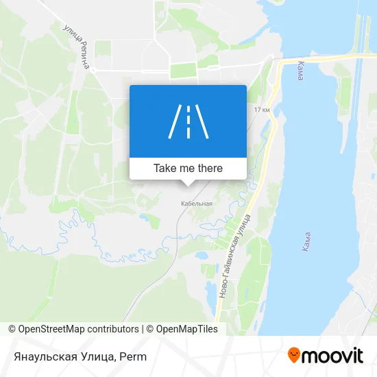 Янаульская Улица map