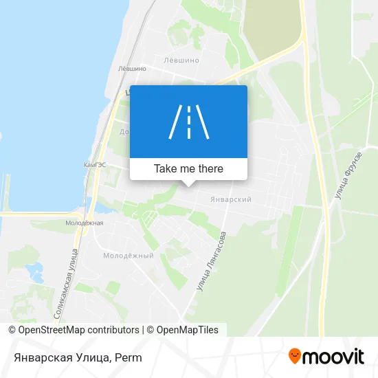 Январская Улица map