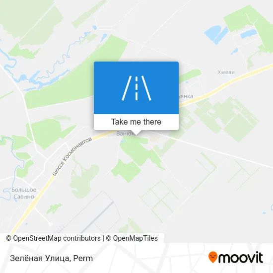 Зелёная Улица map