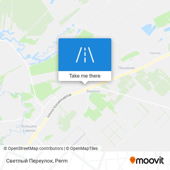Светлый Переулок map