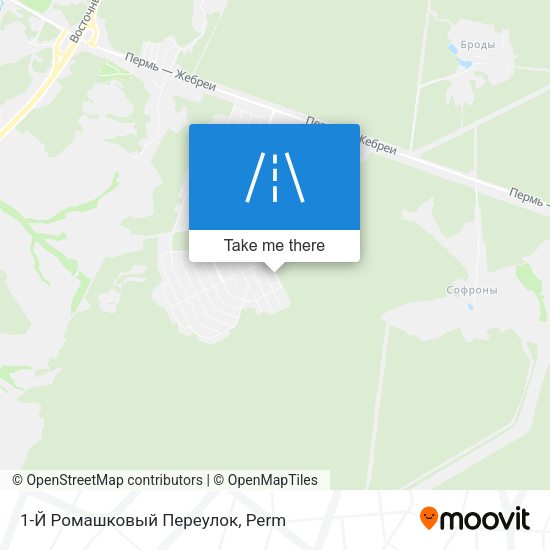 1-Й Ромашковый Переулок map