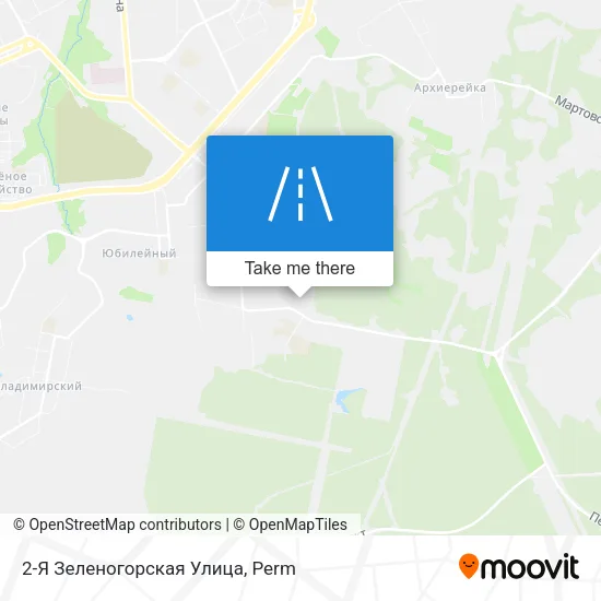 2-Я Зеленогорская Улица map