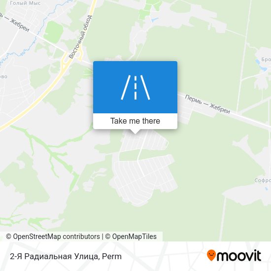 2-Я Радиальная Улица map