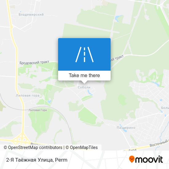 2-Я Таёжная Улица map