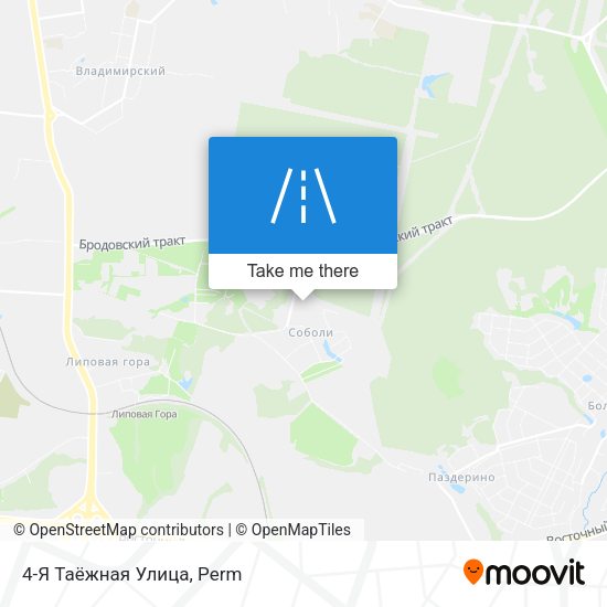 4-Я Таёжная Улица map