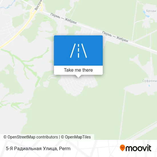 5-Я Радиальная Улица map