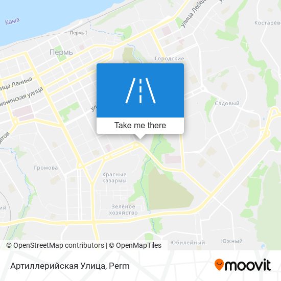 Артиллерийская Улица map