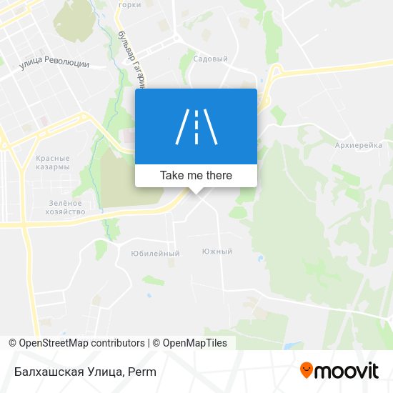 Балхашская Улица map