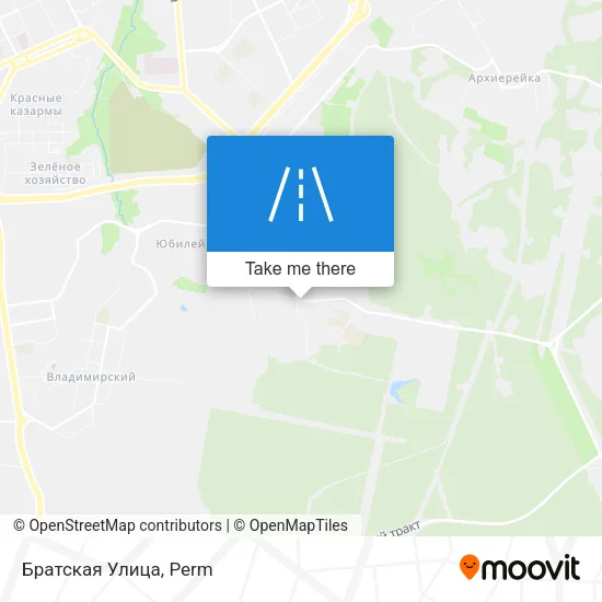 Братская Улица map