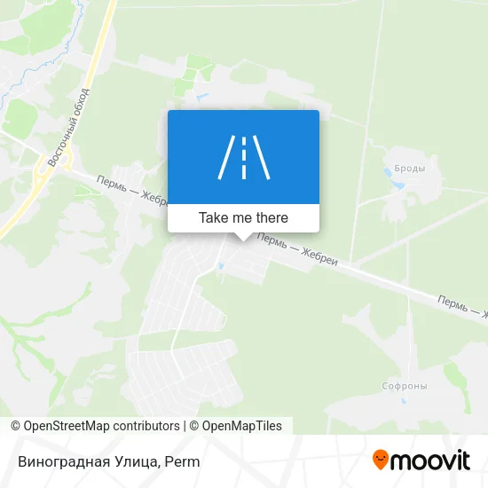 Виноградная Улица map