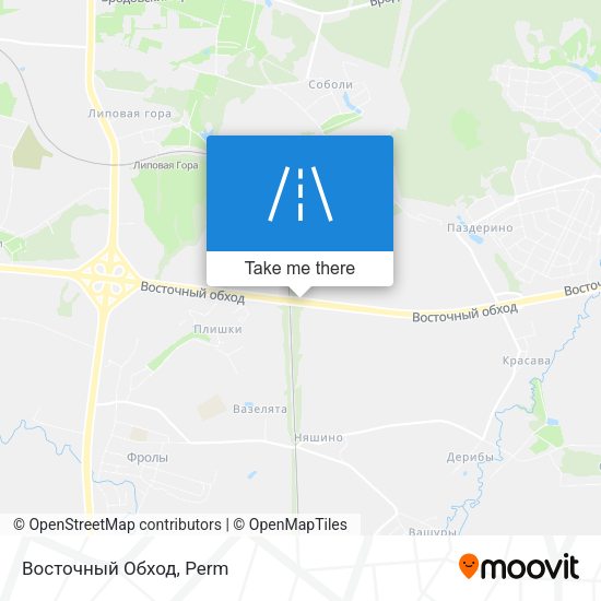 Восточный Обход map