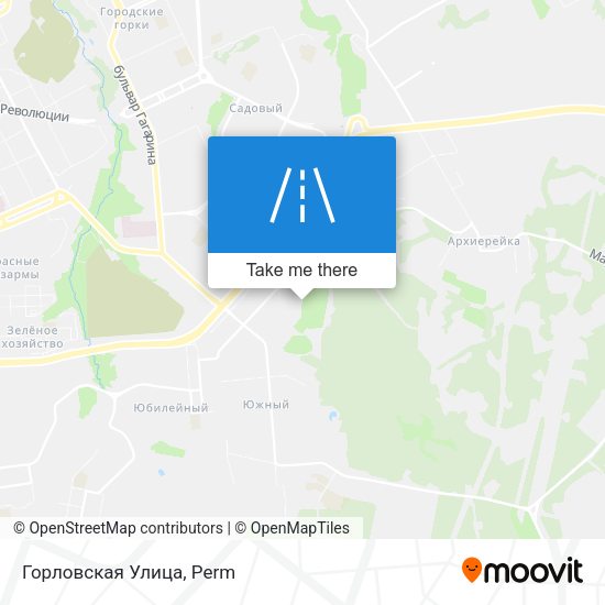 Горловская Улица map