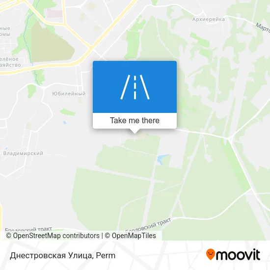 Днестровская Улица map