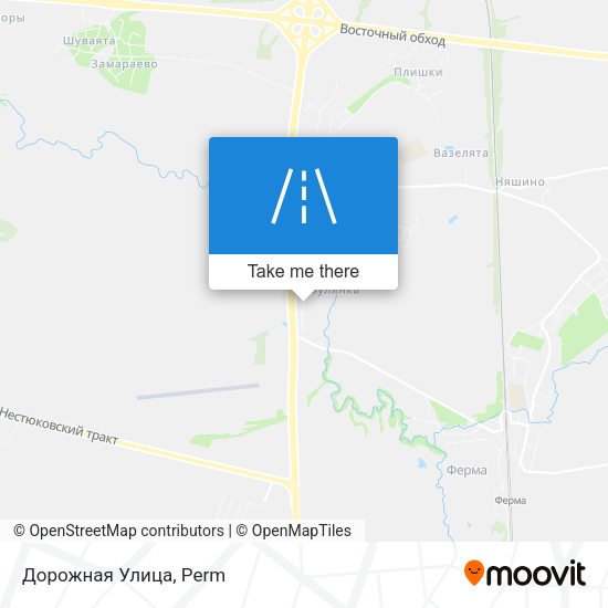 Дорожная Улица map