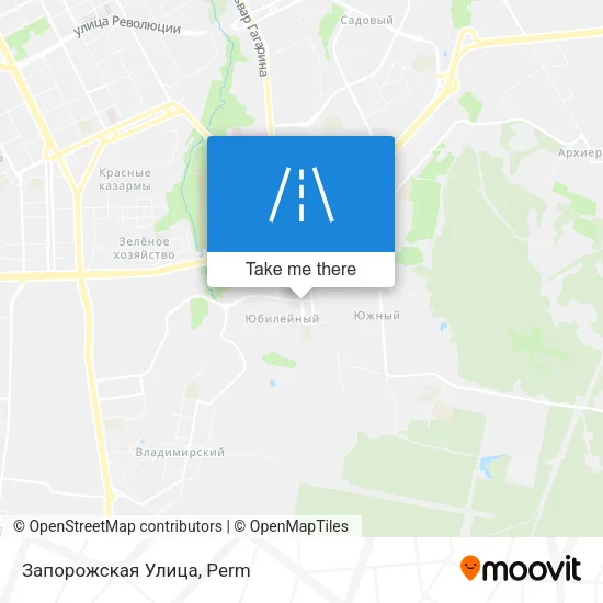 Запорожская Улица map