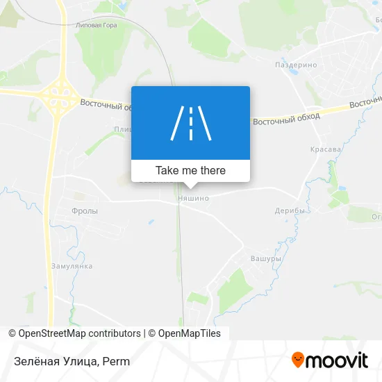 Зелёная Улица map