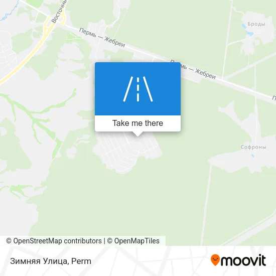 Зимняя Улица map