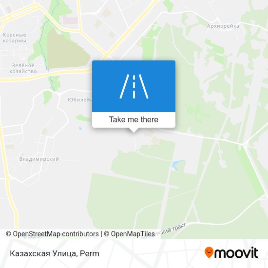 Казахская Улица map