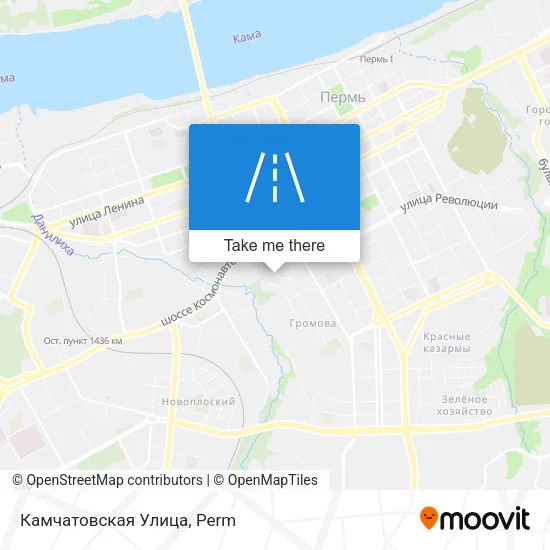 Камчатовская Улица map