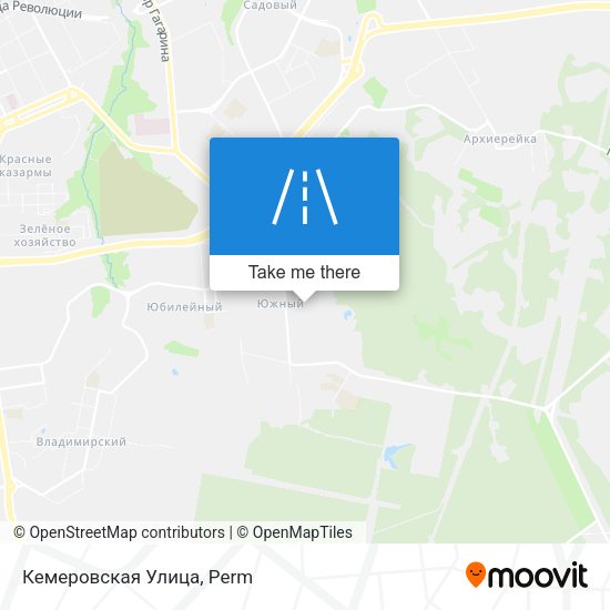 Кемеровская Улица map