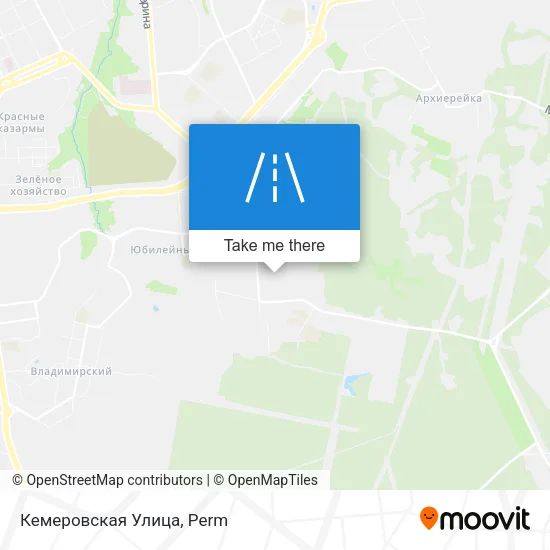 Кемеровская Улица map