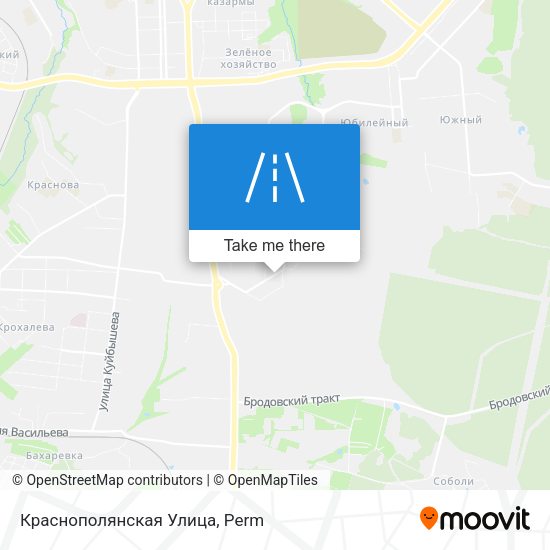Краснополянская Улица map