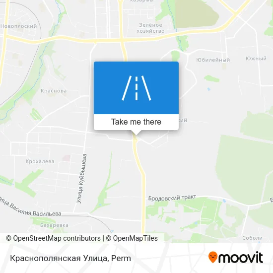 Краснополянская Улица map