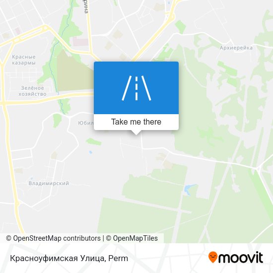Красноуфимская Улица map