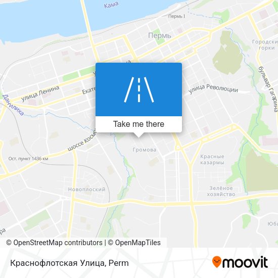 Краснофлотская Улица map