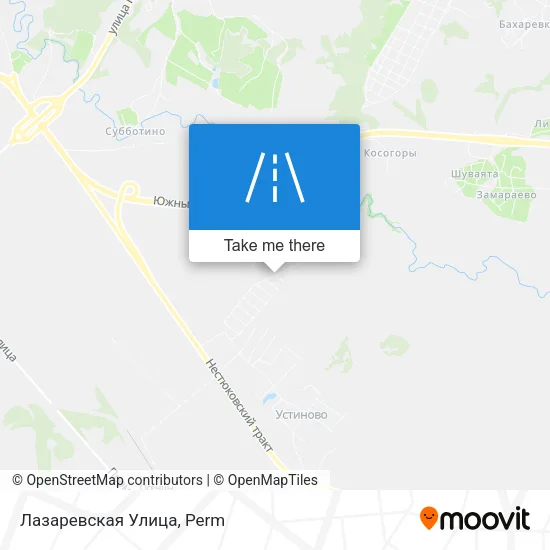 Лазаревская Улица map