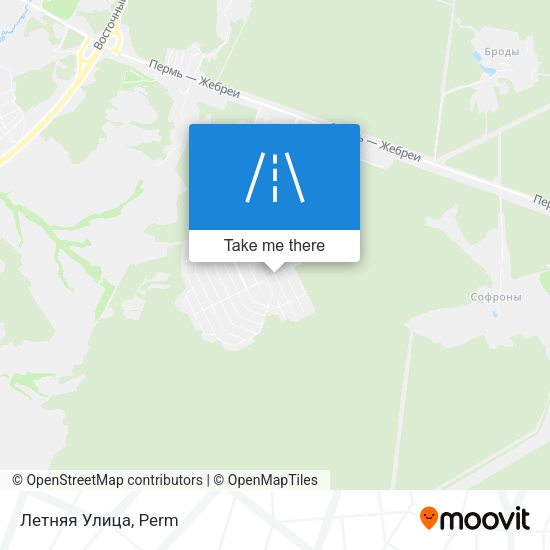 Летняя Улица map