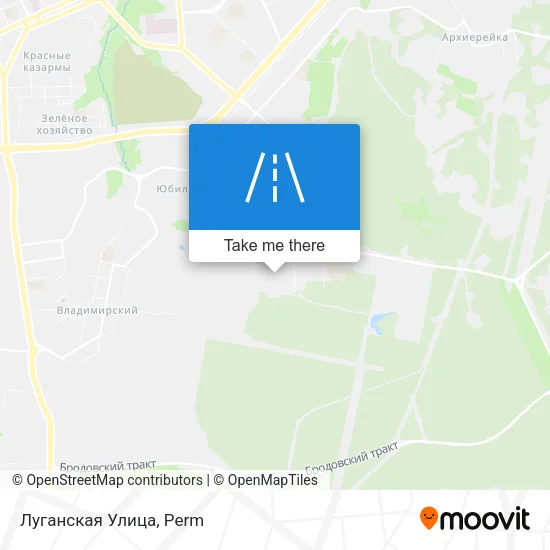 Луганская Улица map