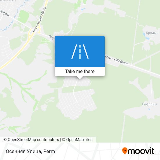 Осенняя Улица map