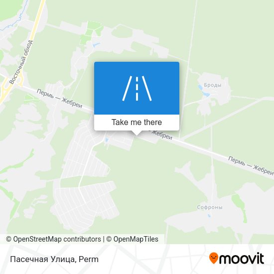 Пасечная Улица map