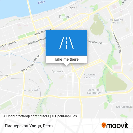 Пионерская Улица map