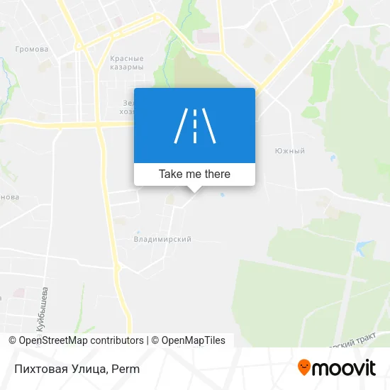 Пихтовая Улица map