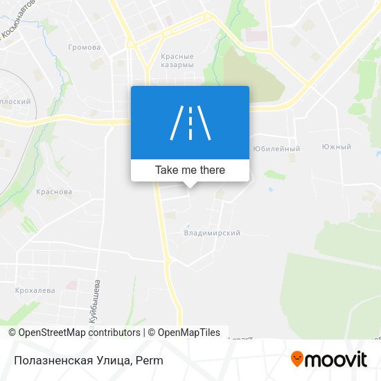 Полазненская Улица map