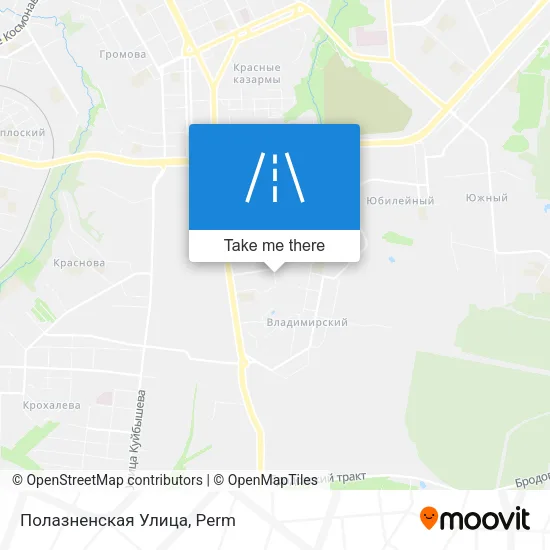 Полазненская Улица map