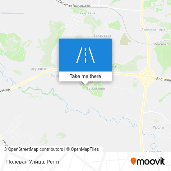 Полевая Улица map