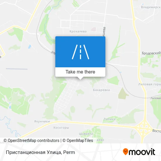 Пристанционная Улица map