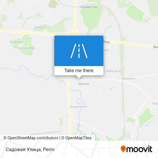 Садовая Улица map