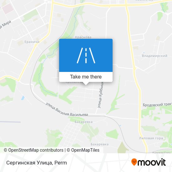 Сергинская Улица map