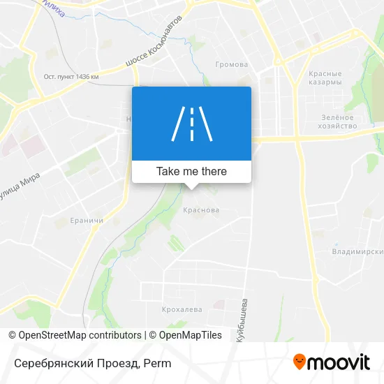 Серебрянский Проезд map