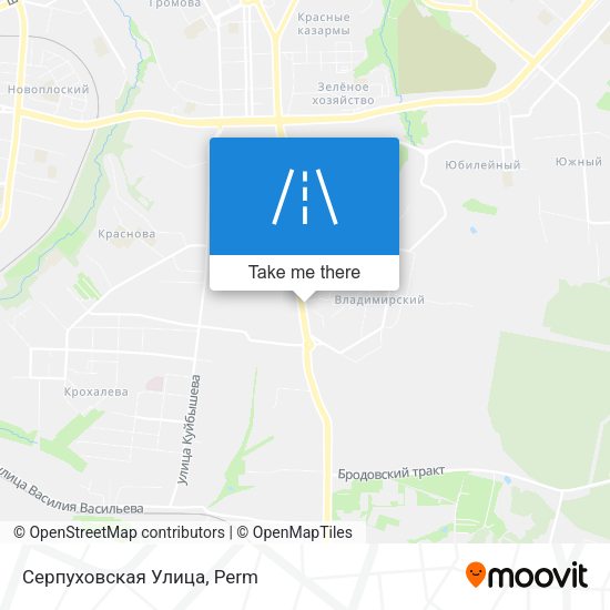 Серпуховская Улица map