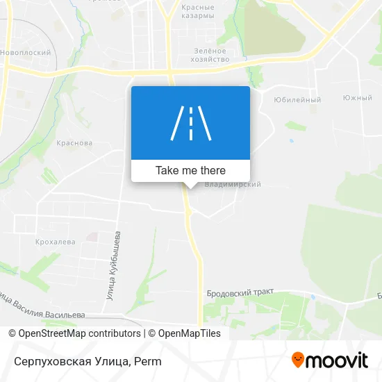 Серпуховская Улица map