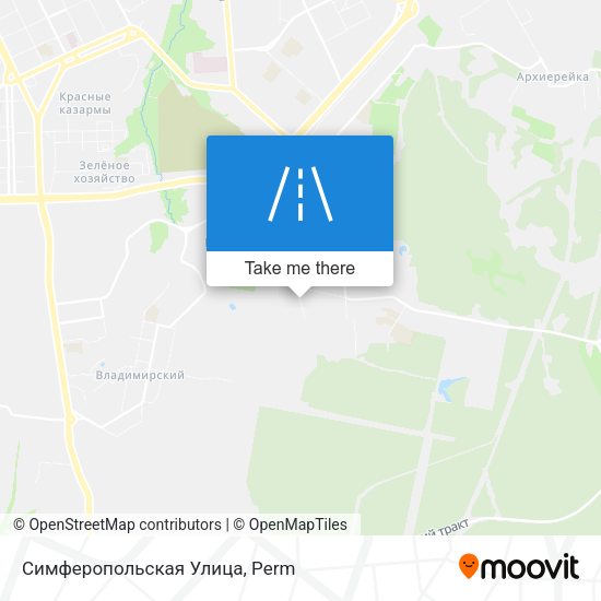 Симферопольская Улица map