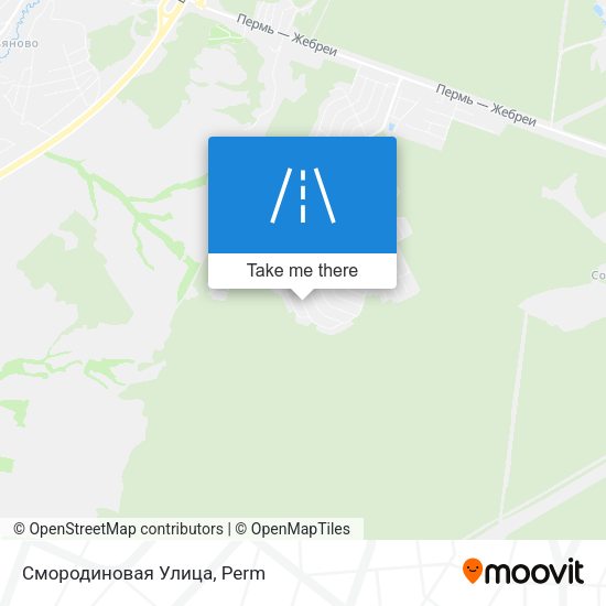Смородиновая Улица map