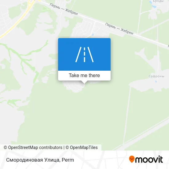 Смородиновая Улица map
