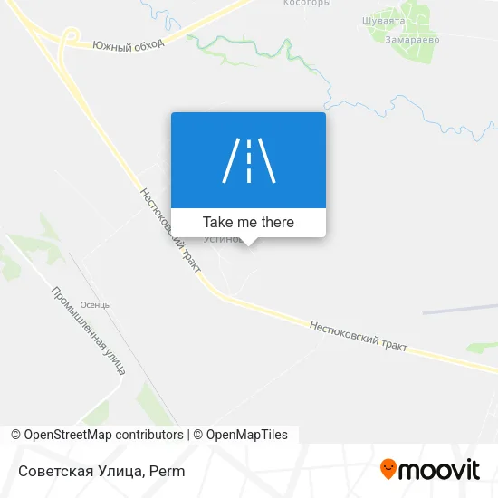 Советская Улица map
