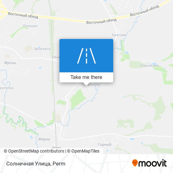 Солнечная Улица map